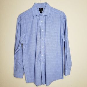Jos. A. Bank Blue and White Dress Shirt